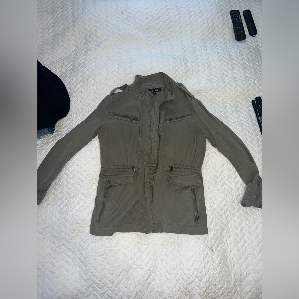 Small green utility jacket
